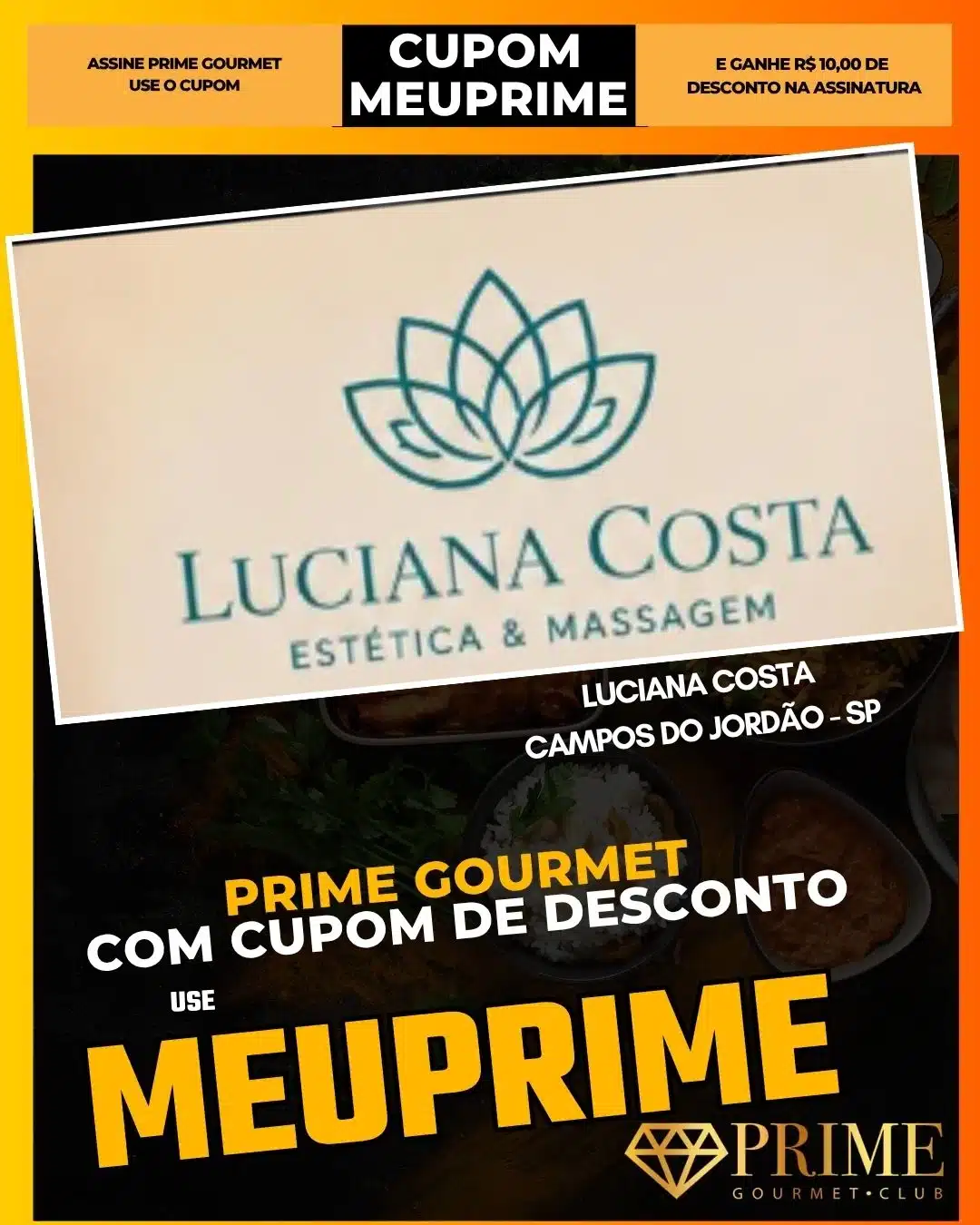 Cupom MEUPRIME para Luciana Costa Estética