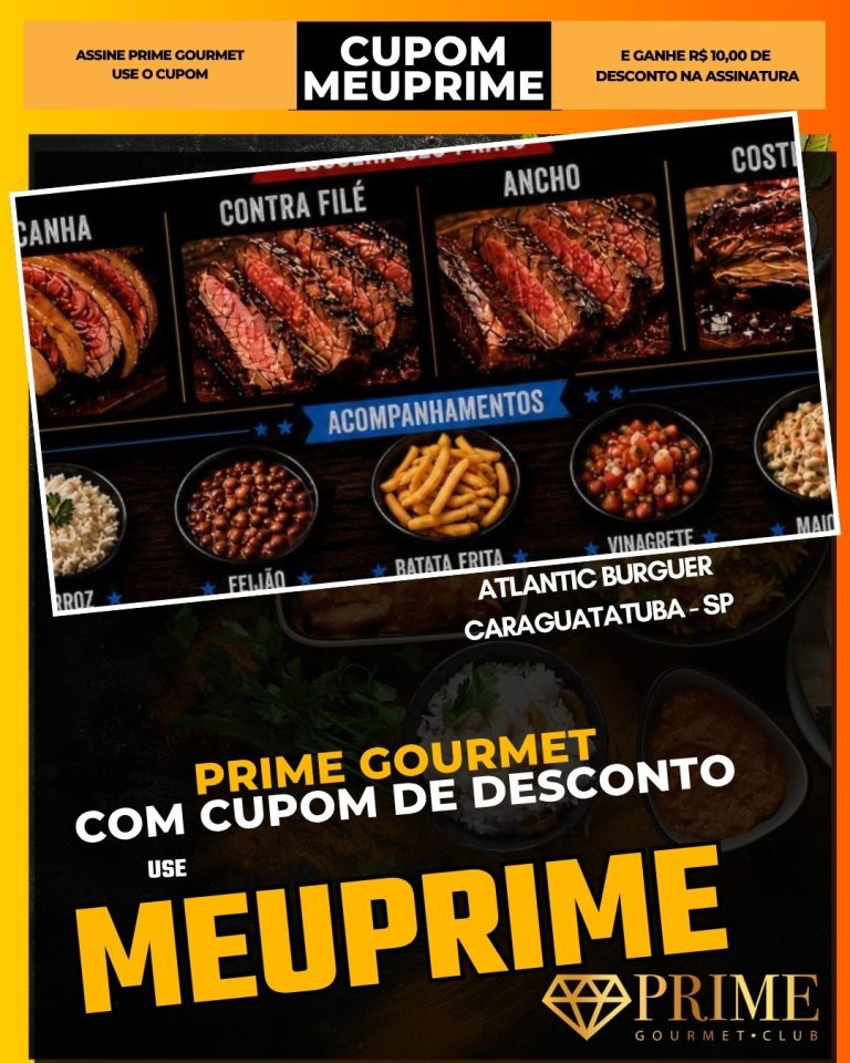 Cupom de Desconto Prime Gourmet