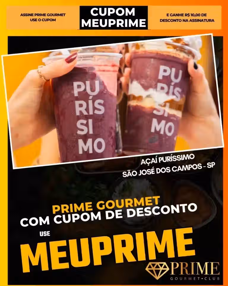 Cupom de Desconto Prime Gourmet