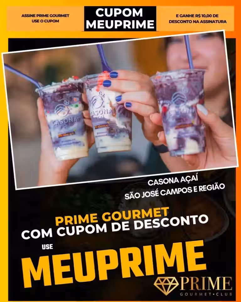 Cupom de Desconto Prime Gourmet