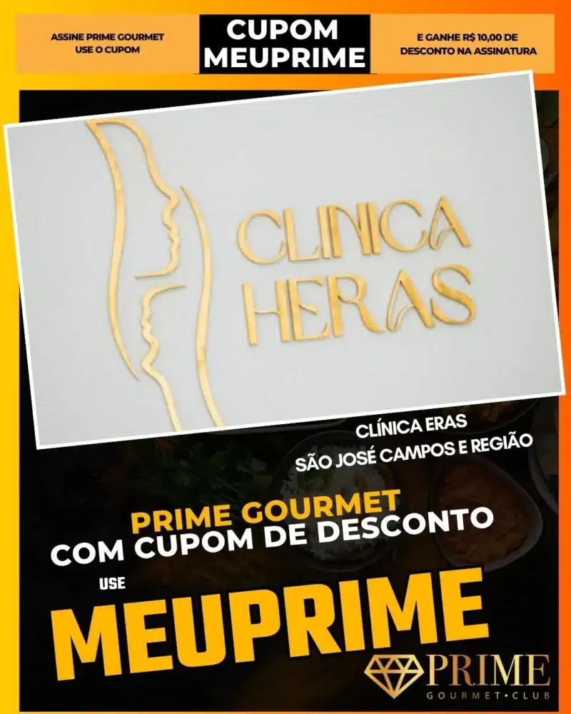 Promoção Clínica Heras com cupom MEUPRIME Prime Gourmet