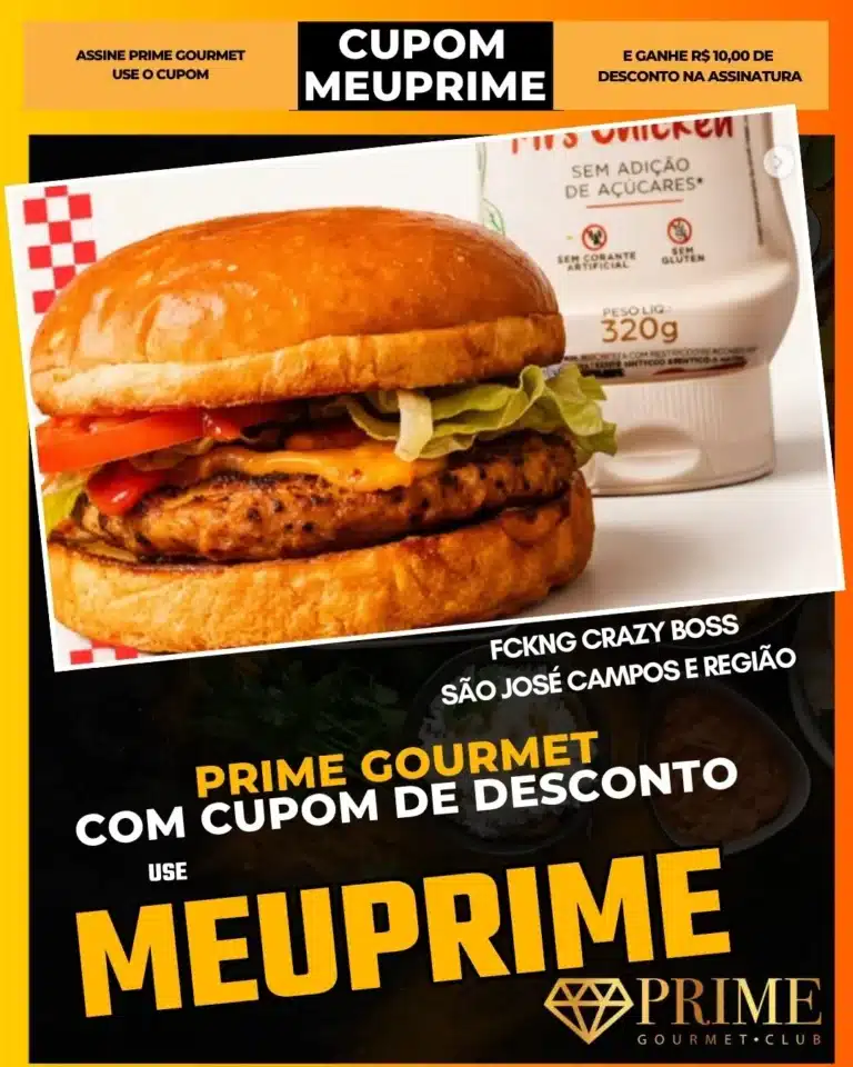 Cupom de Desconto Prime Gourmet