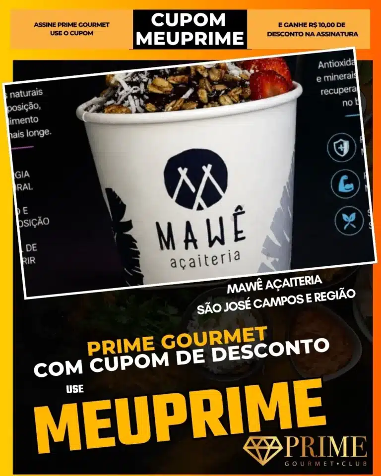 Cupom de Desconto Prime Gourmet