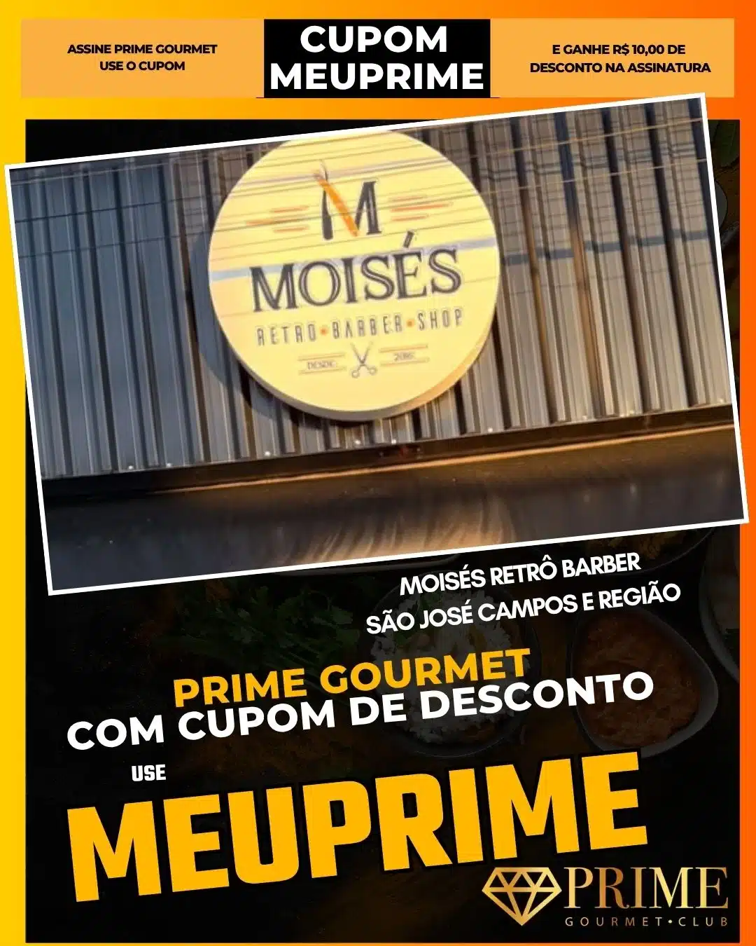 Promoção Moisés Retrô Barber com cupom MEUPRIME