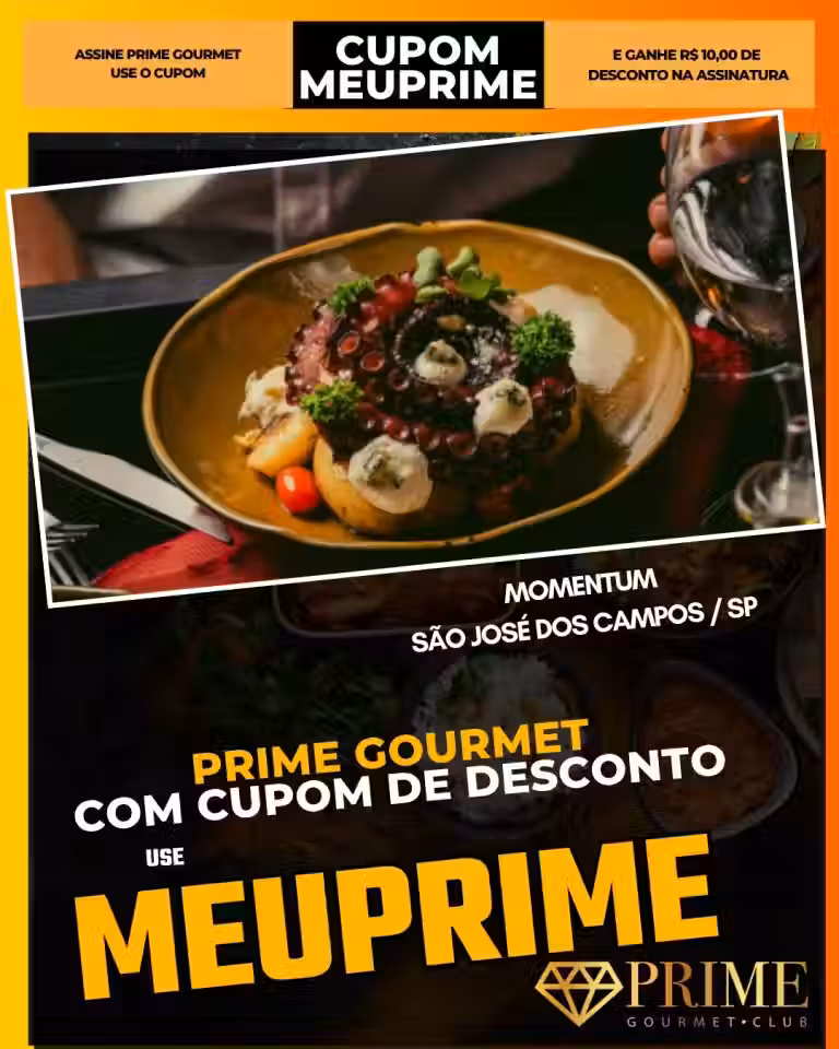 Cupom de Desconto Prime Gourmet