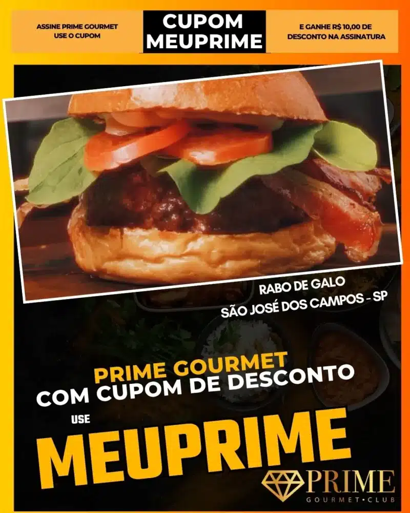 Hambúrguer gourmet com bacon, alface e tomate