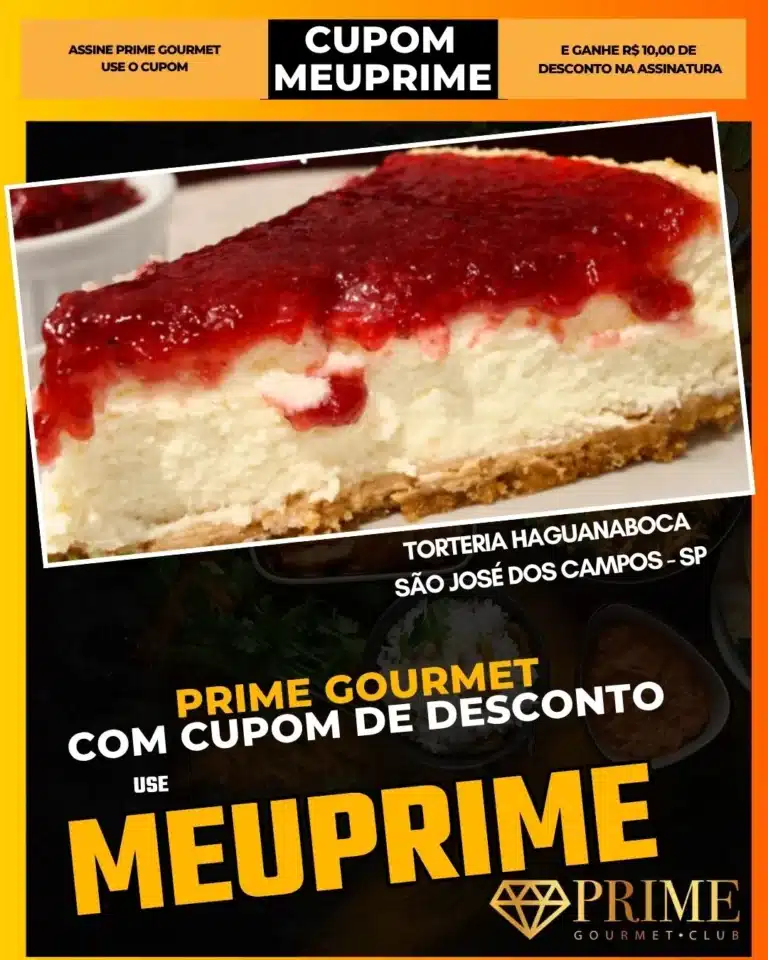 Cupom de Desconto Prime Gourmet