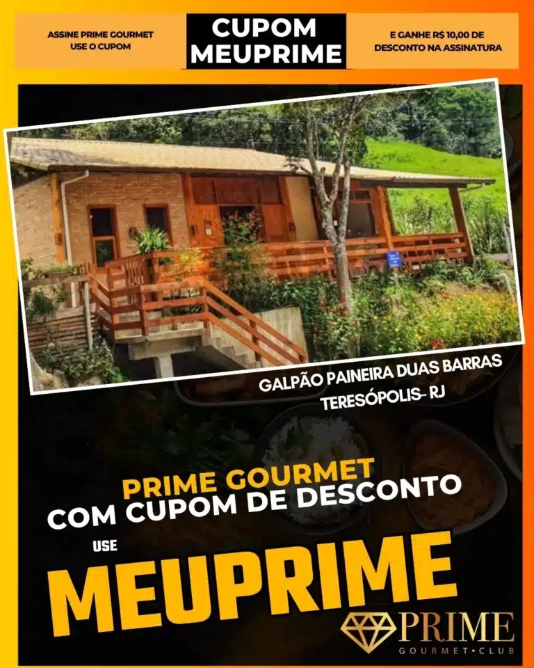 Cupom Prime Gourmet Teresópolis