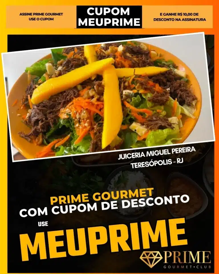 Cupom Prime Gourmet Teresópolis