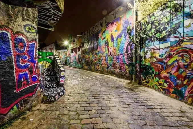 Foto real de Beco do Batman