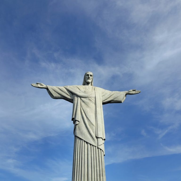 Foto real de Cristo Redentor rio de janeiro