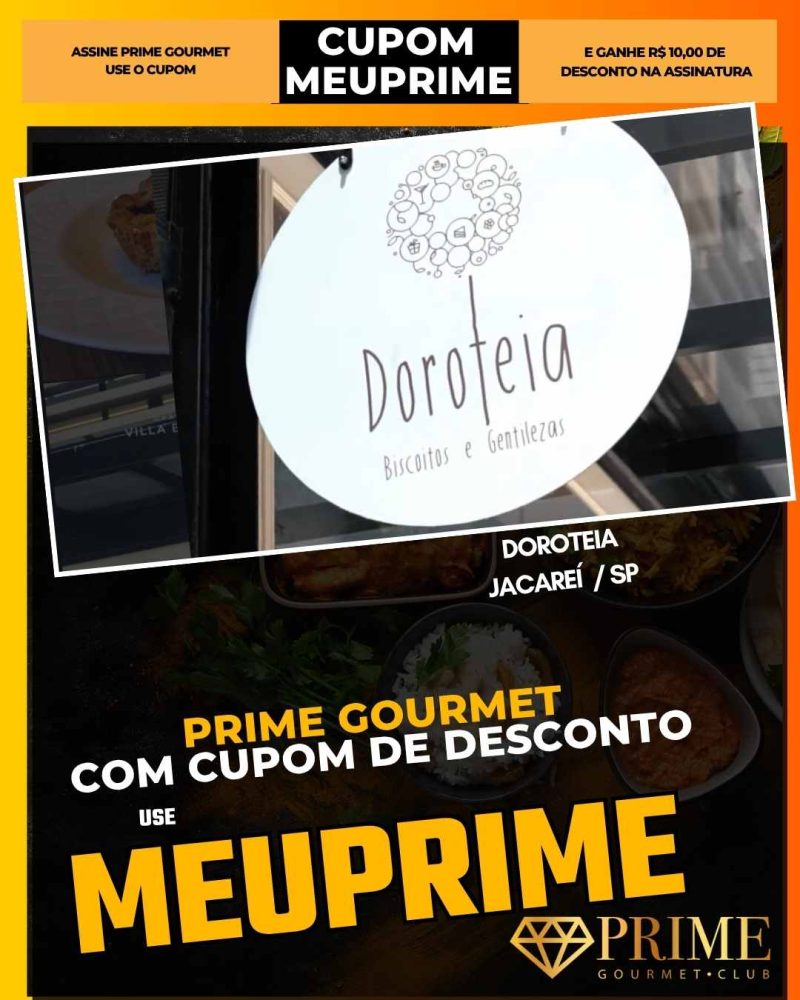 prime gourmet cupom meuprime jacareí doroteia