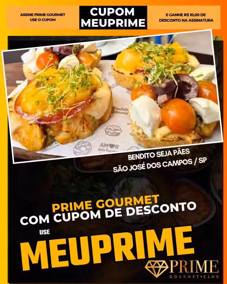 Cupom de Desconto Prime Gourmet