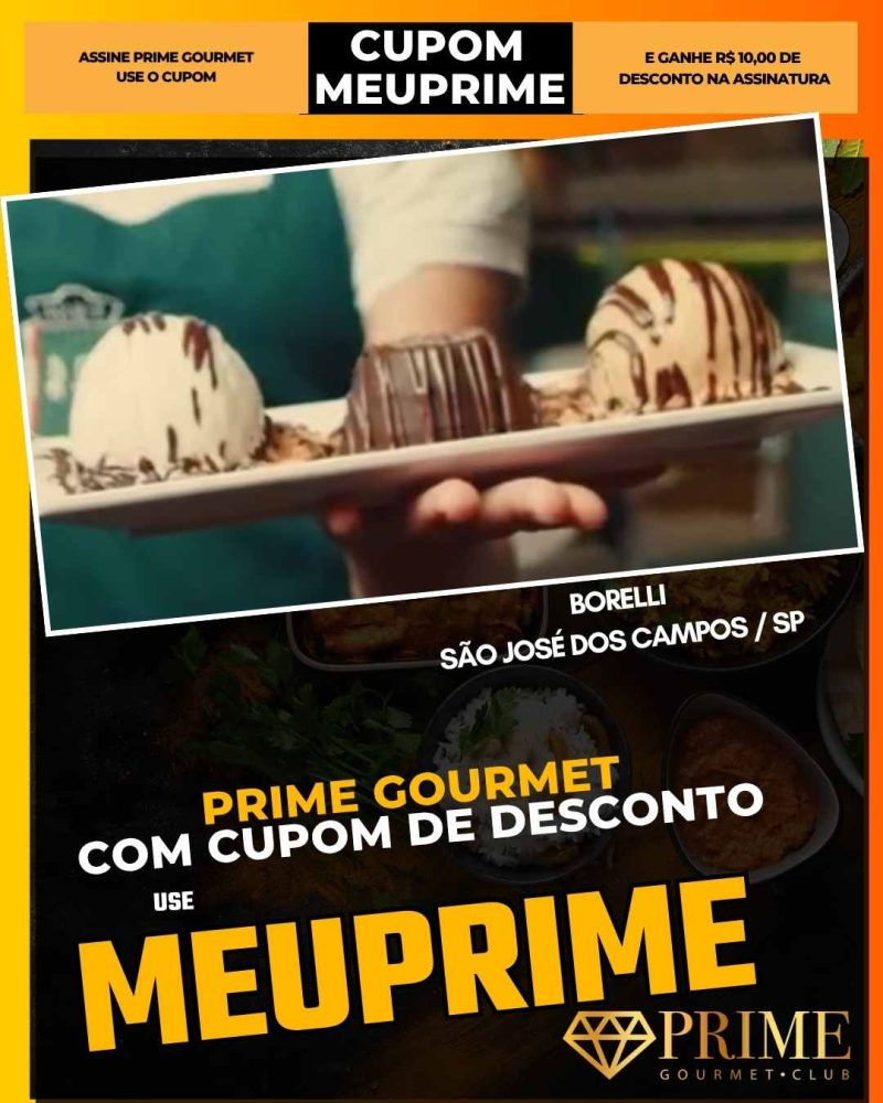 prime gourmet cupom meuprime sao jose dos campos borelli