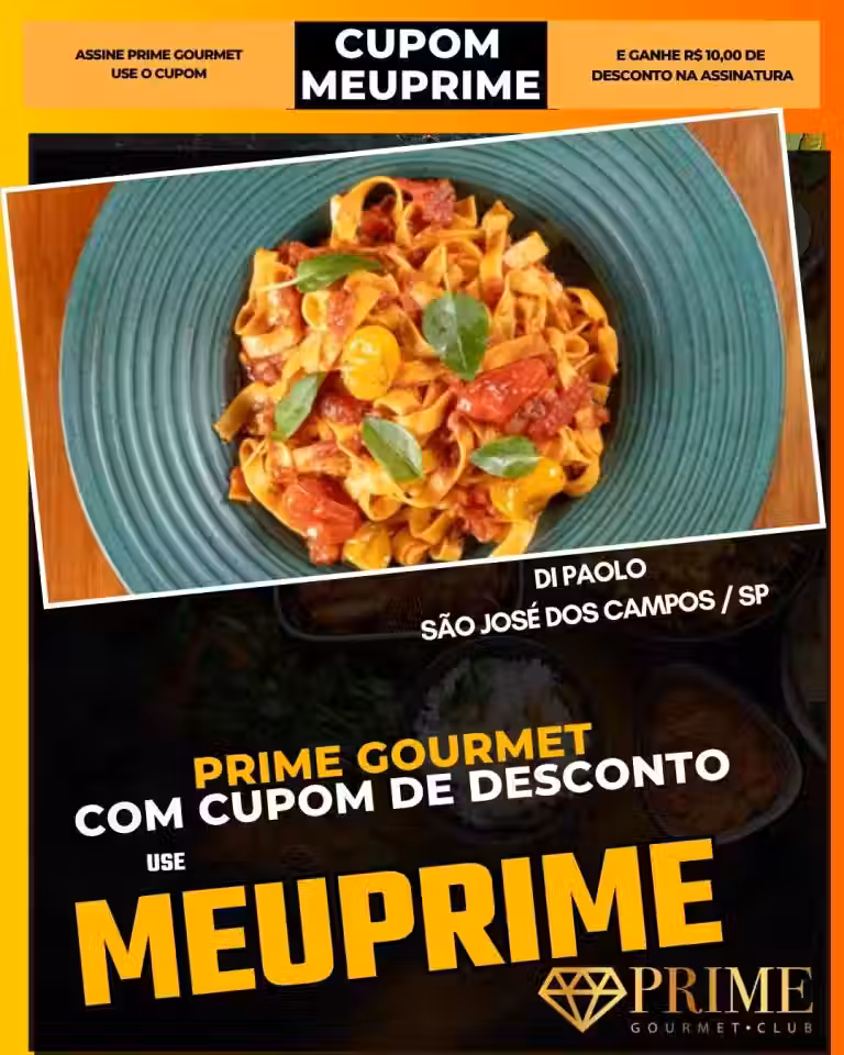Cupom de Desconto Prime Gourmet