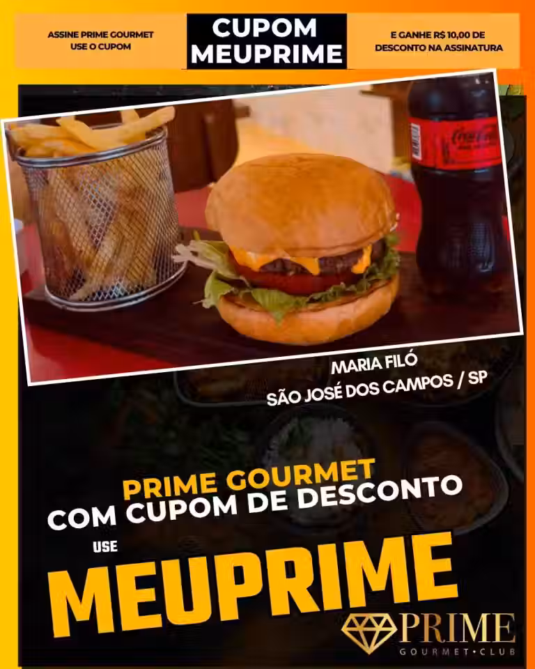 Cupom de Desconto Prime Gourmet
