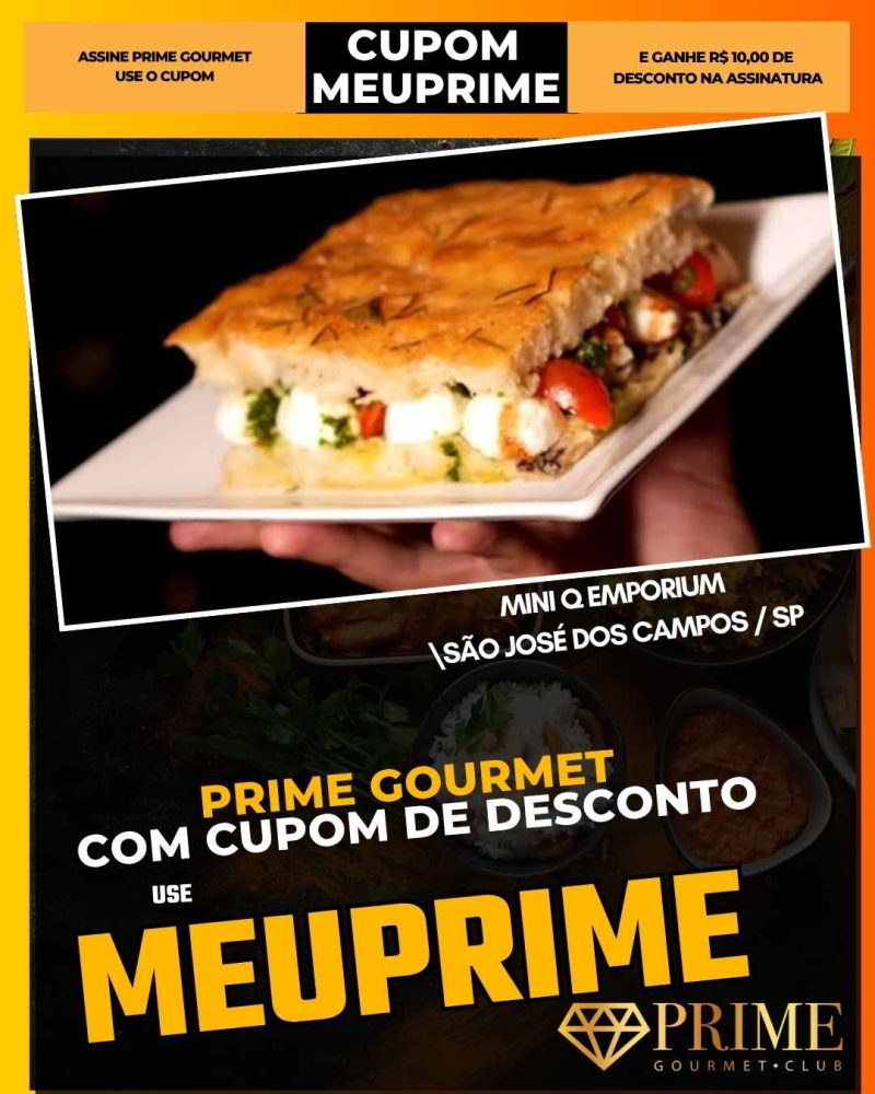 prime gourmet cupom meuprime sao jose dos campos mini q emporium