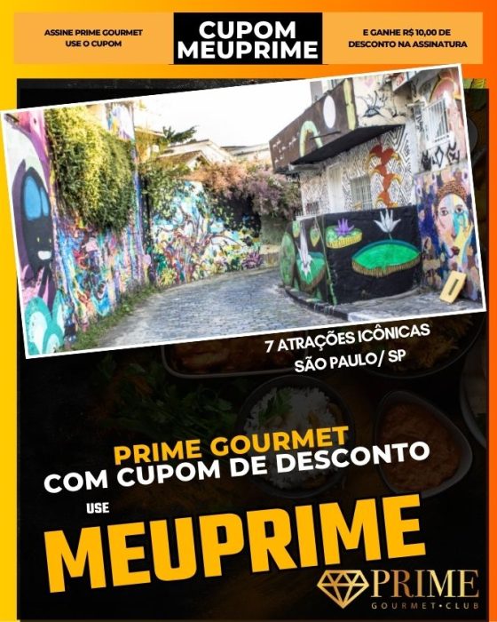 prime gourmet cupom meuprime sao paulo 7 atrações icônicas