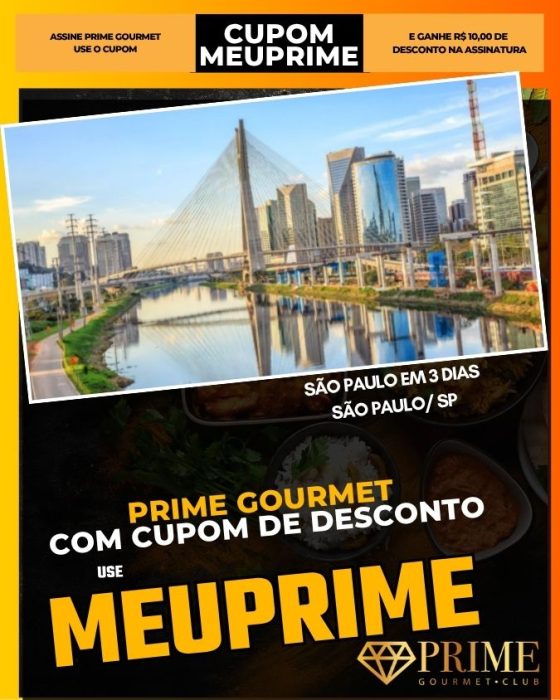 prime gourmet cupom meuprime sao paulo são paulo em 3 dias