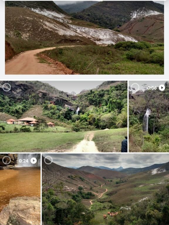 Foto real de Cachoeira do arco-íris