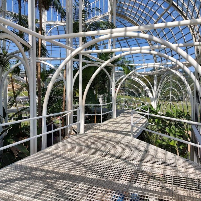 Foto real de Estufa do Jardim Botânico de Curitiba