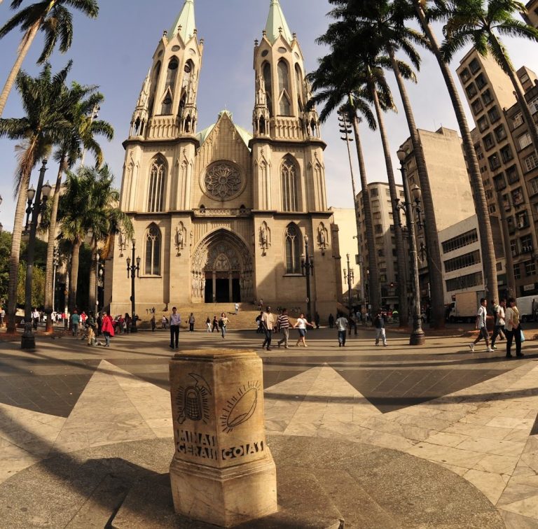 Foto real de Marco Zero de São Paulo