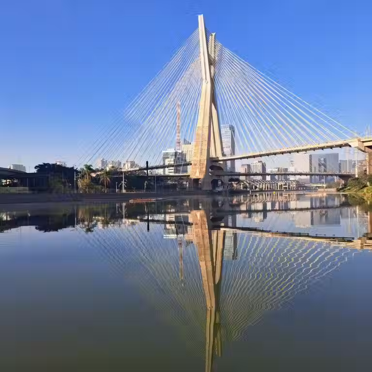 Foto real de Ponte Estaiada Octavio Frias de Oliveira