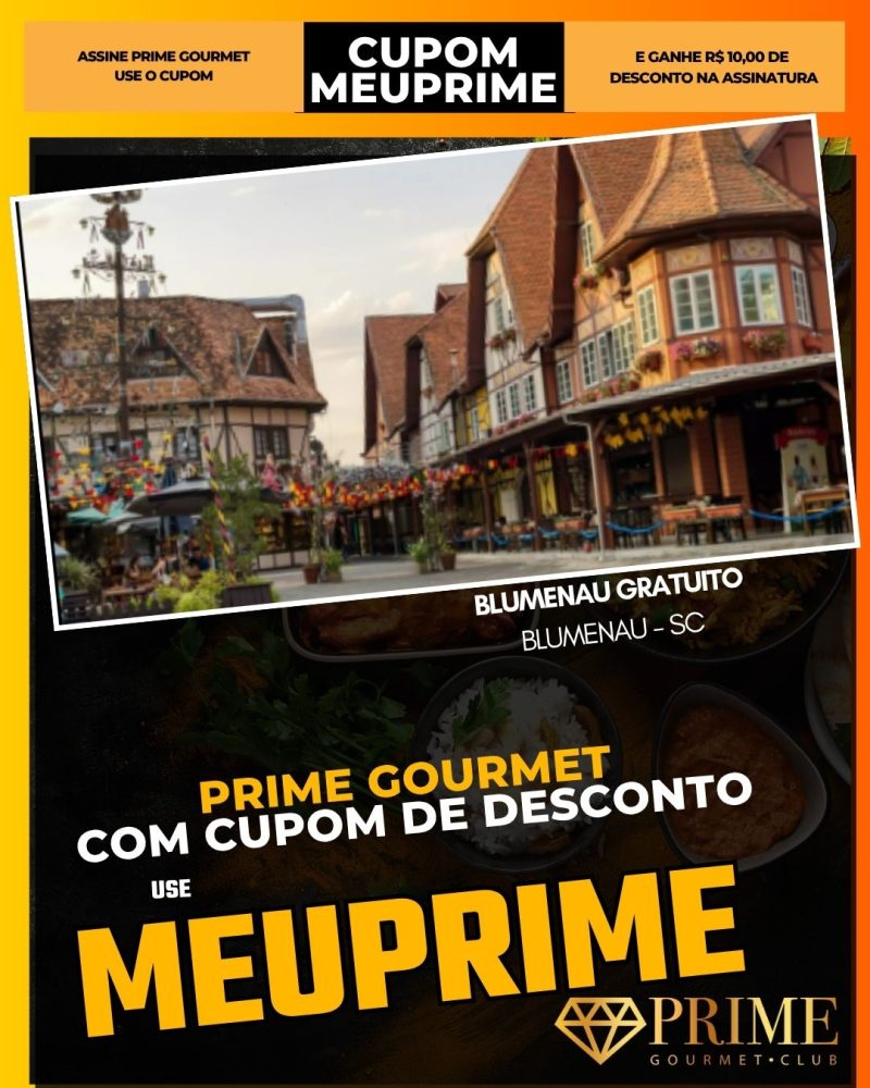 prime gourmet cupom meuprime blumenau blumenau gratuito
