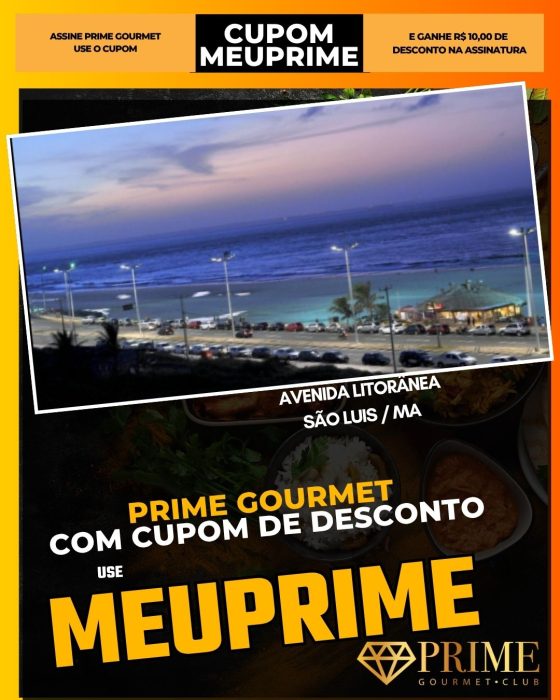 prime gourmet cupom meuprime sao luis ma avenida litorânea