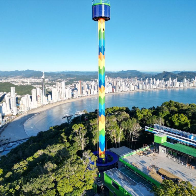 Foto real de Teleférico - Estação 2 Mata Atlântica - Parque Unipraias