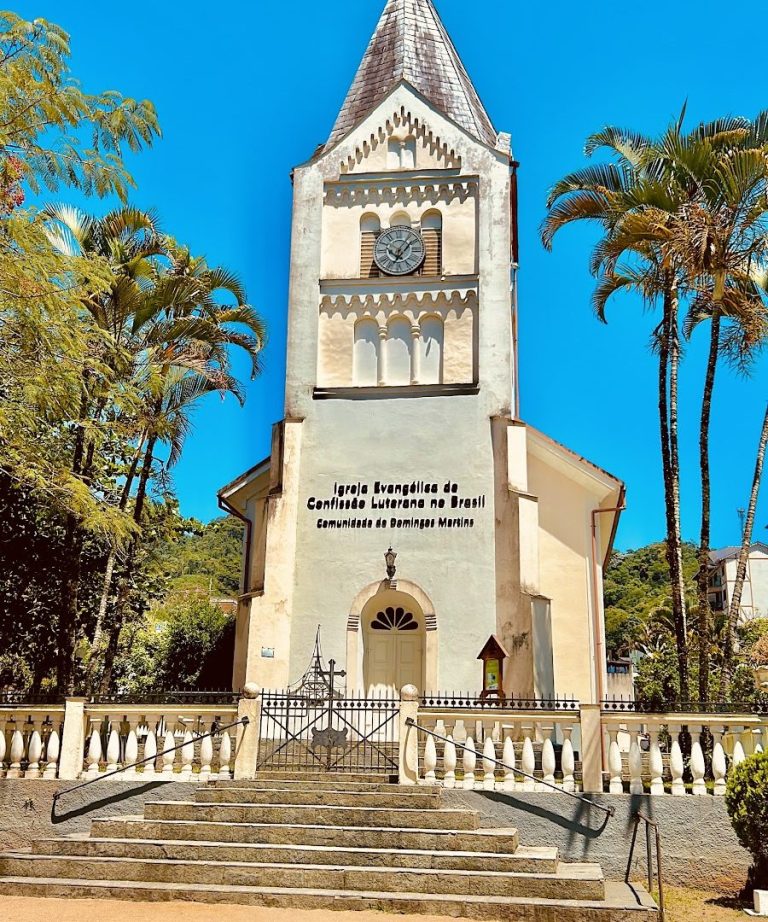 Foto real de Igreja Evangélica de Confissão Luterana no Brasil (IECLB) - Templo da Comunidade de Domingos Martins