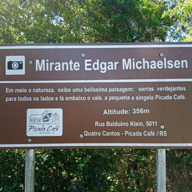 Foto real de Mirante Edgar Michaelsen - Picada Café