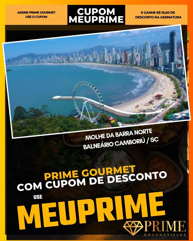 prime gourmet cupom meuprime molhe da barra norte em balneário camboriú