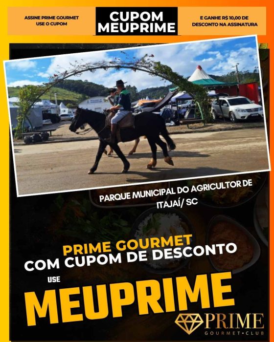 prime gourmet cupom meuprime parque municipal do agricultor de itajaí