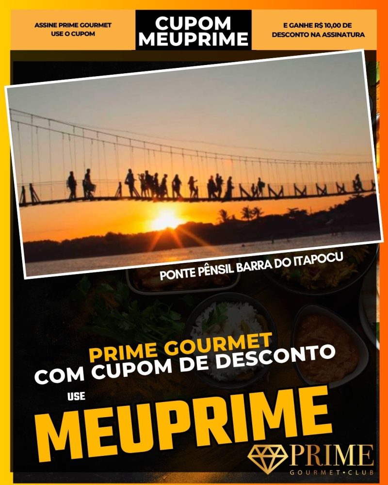 prime gourmet cupom meuprime ponte pênsil barra do itapocu