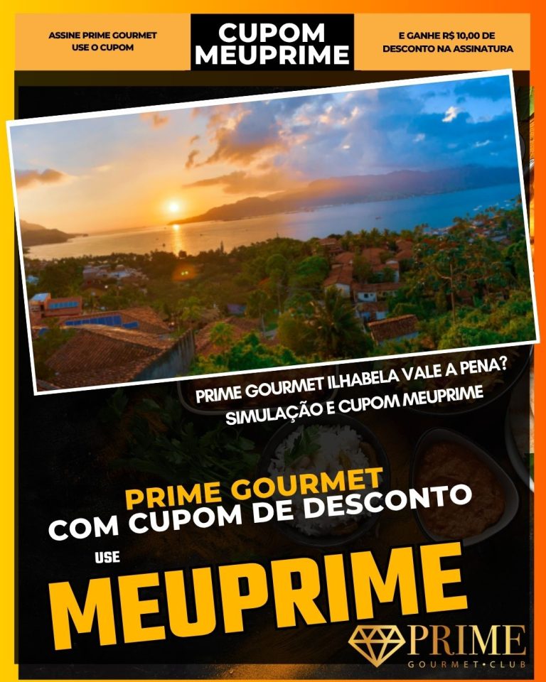 cupom prime gourmet Ilhabela