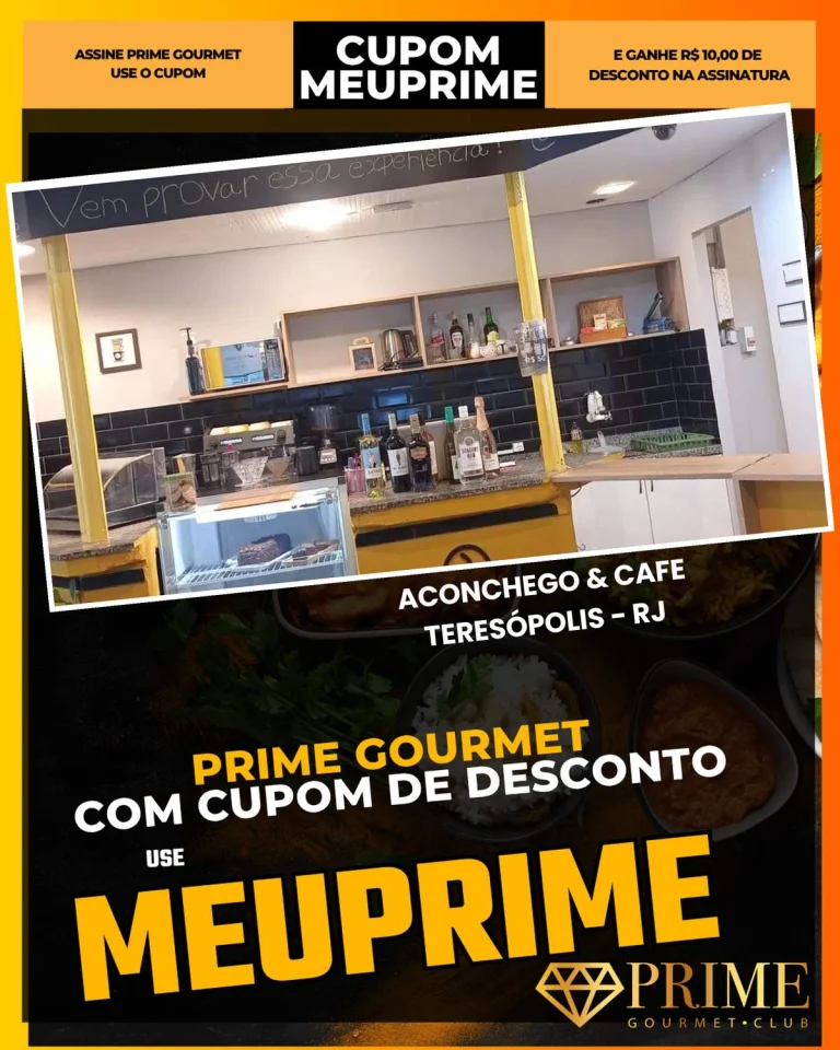 Cupom Prime Gourmet Teresópolis