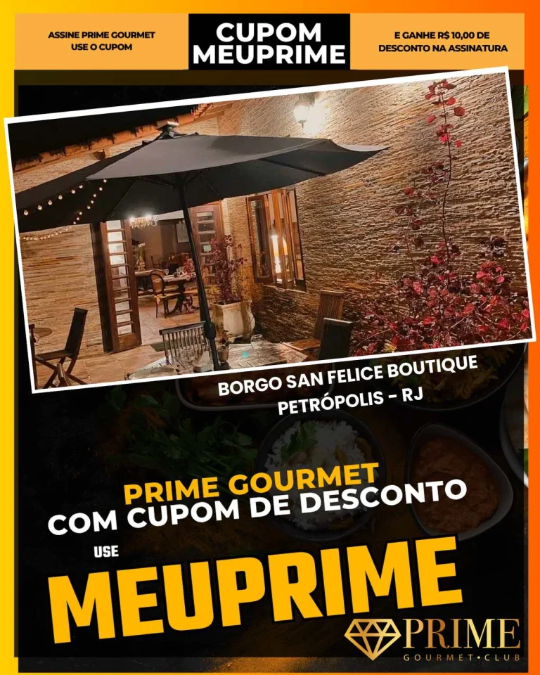 Cupom Prime Gourmet Teresópolis