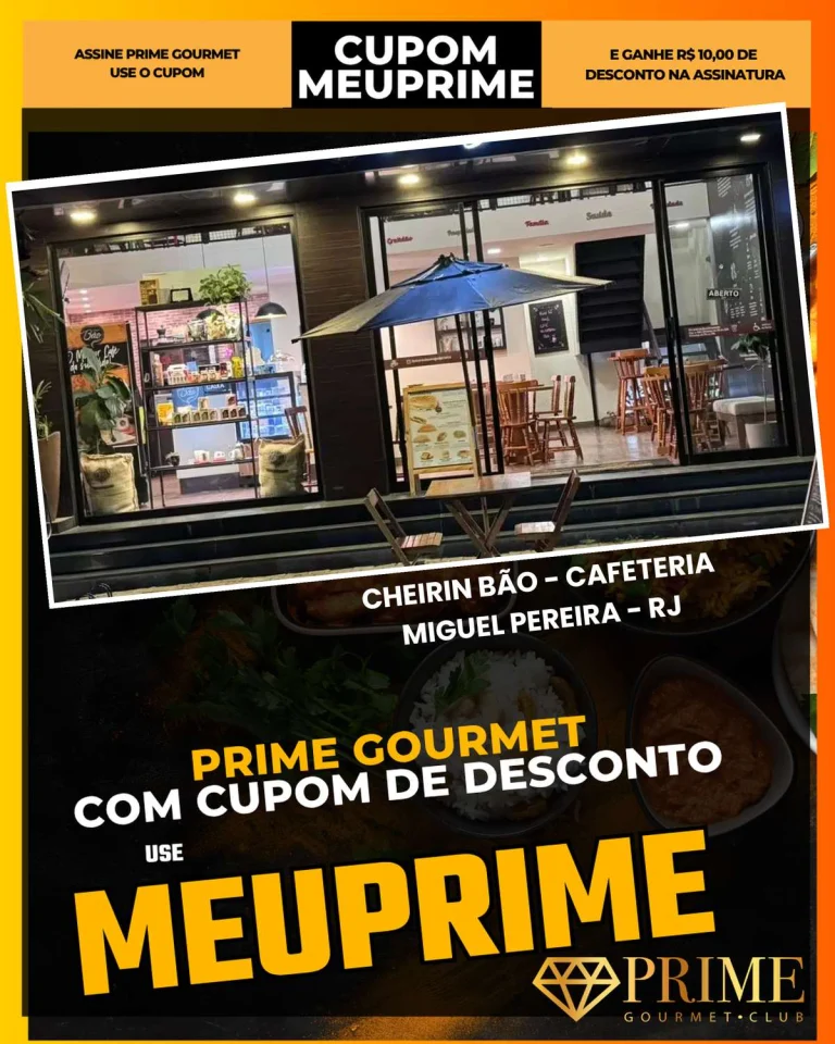 Cupom Prime Gourmet Teresópolis