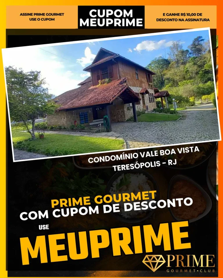 Cupom Prime Gourmet Teresópolis