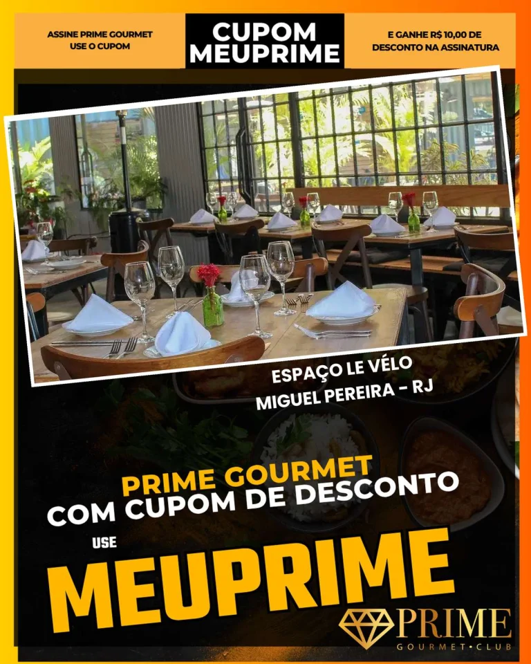 Cupom Prime Gourmet Teresópolis