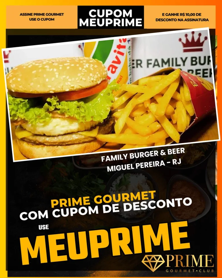 Cupom Prime Gourmet Teresópolis