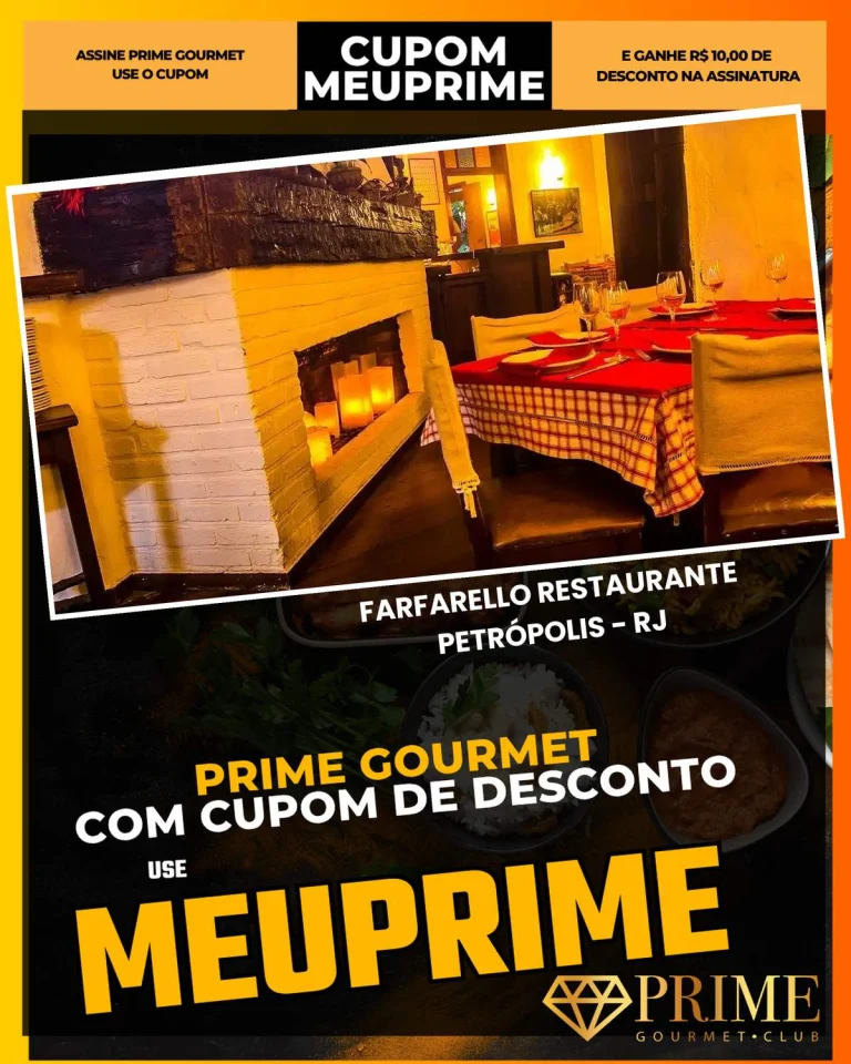 Cupom Prime Gourmet Teresópolis