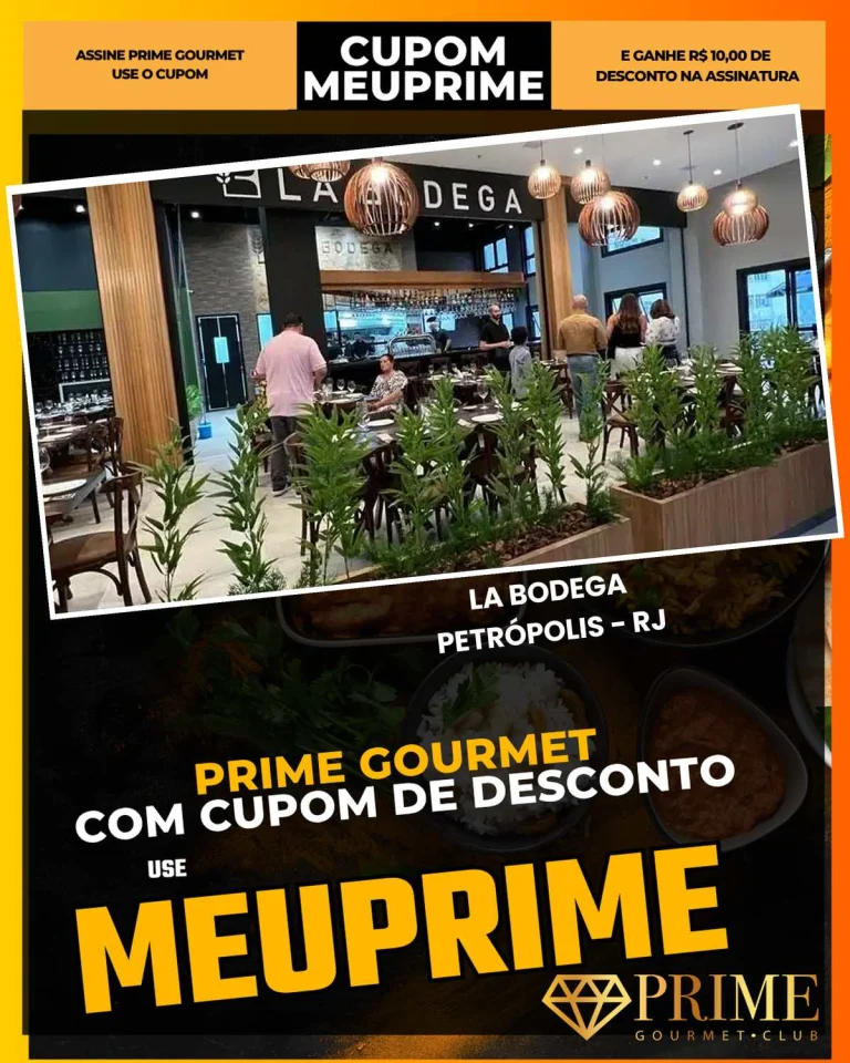 Cupom Prime Gourmet Teresópolis