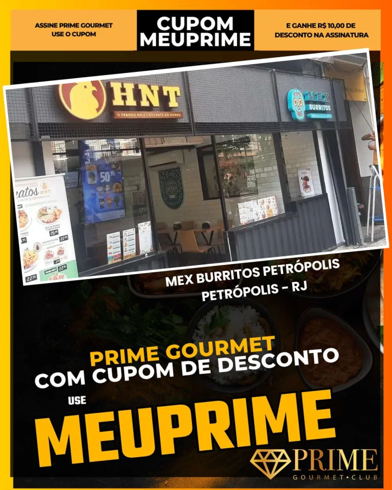 Cupom Prime Gourmet Teresópolis