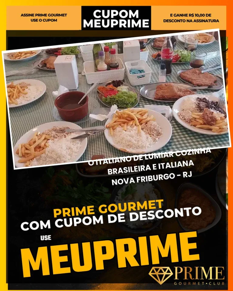 Cupom Prime Gourmet Teresópolis
