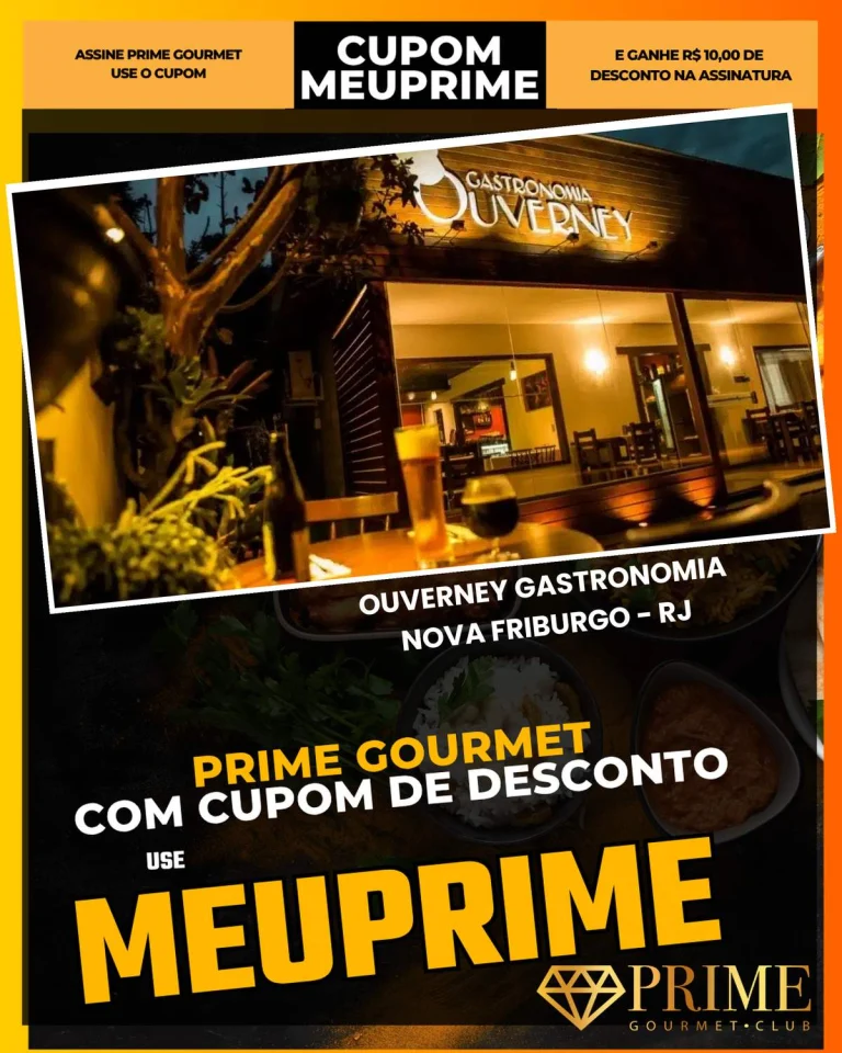 Cupom Prime Gourmet Teresópolis