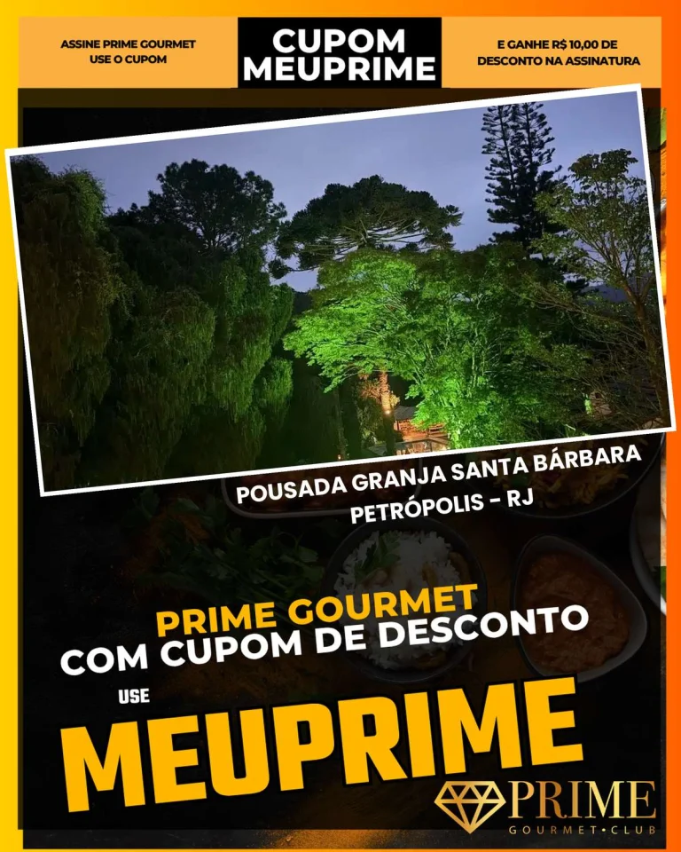Cupom Prime Gourmet Teresópolis