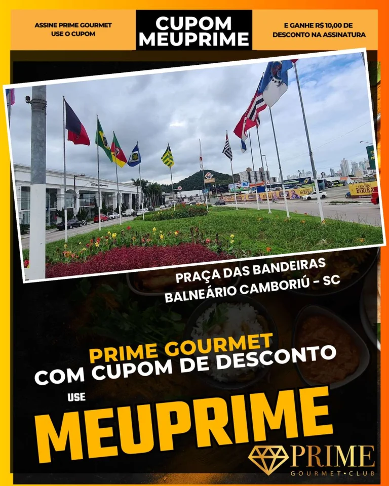 Praça das Bandeiras Balneário Camboriú