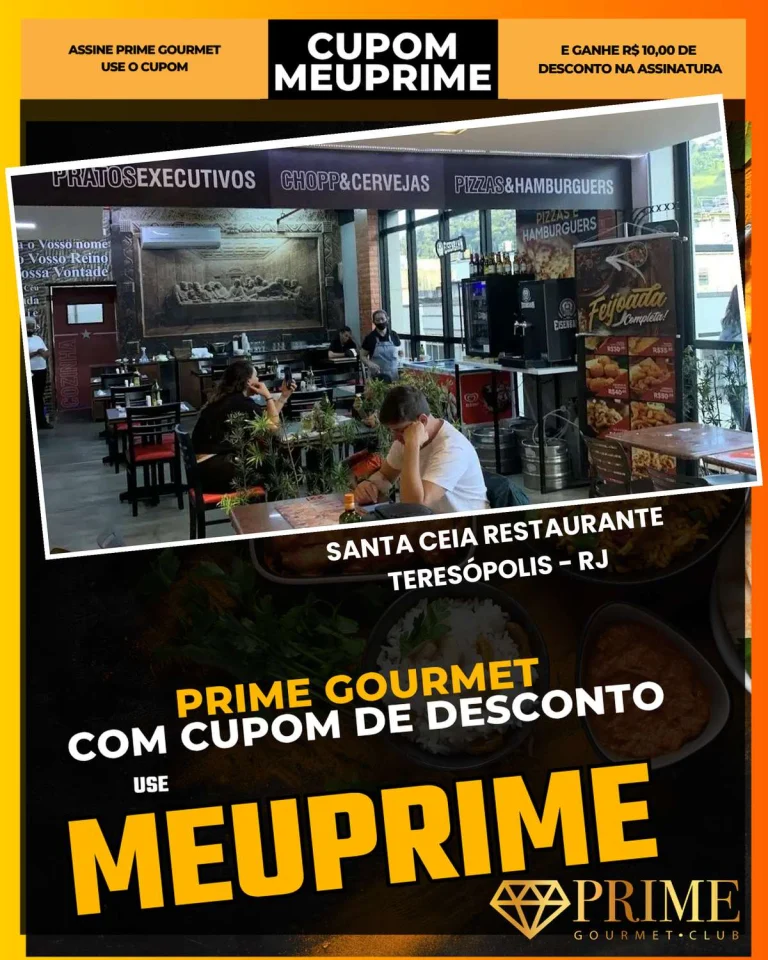 Cupom Prime Gourmet Teresópolis